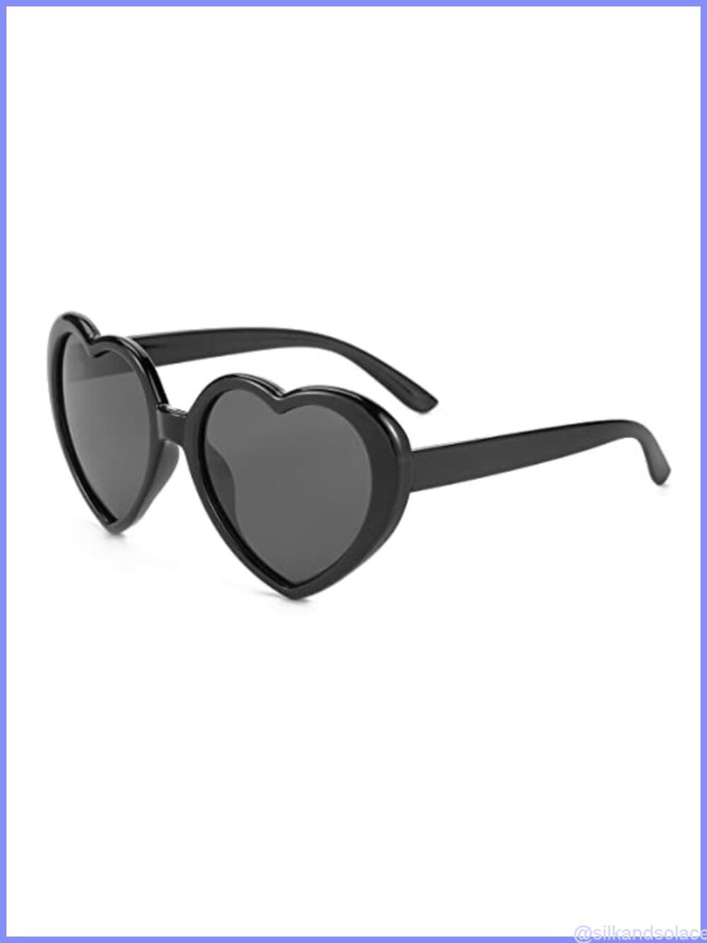 Polarized Heart Shaped Sunglasses UV400 Retro Oversized Wrap Around